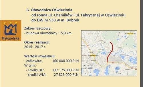 KRAKÓW. Jutro podpiszą umowę z wykonawcą na obwodnice Oświęcimia