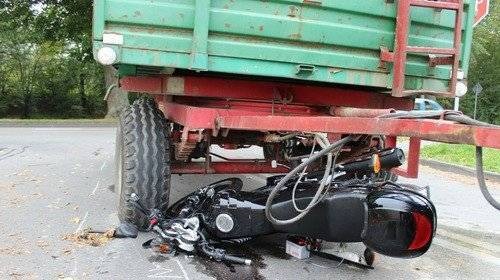 KĘTY. Motocyklista trafił do szpitala