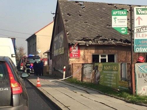 OŚWIĘCIM. Wybuch butli gazowej. Dwie osoby w szpitalu