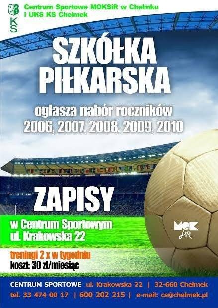 CHEŁMEK. Trwa nabór do szkółki piłkarskiej