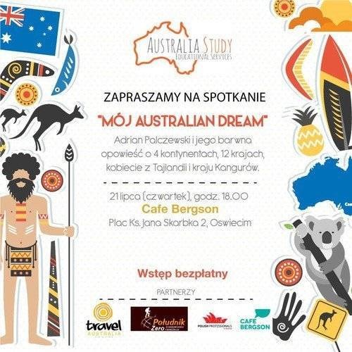 OŚWIĘCIM. O kangurach, efekcie motyla i miłości życia. Australian dream Adriana Palczewskiego