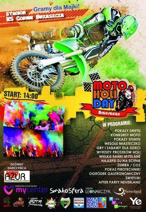 BRZESZCZE. Inwazja kolorów, ryk motorów i moc artystów. Przyjdź na stadion Górnika, by pomóc malutkiej Mai