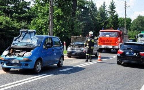 KĘTY. Karambol na ul. Kościuszki. AKTUALIZACJA