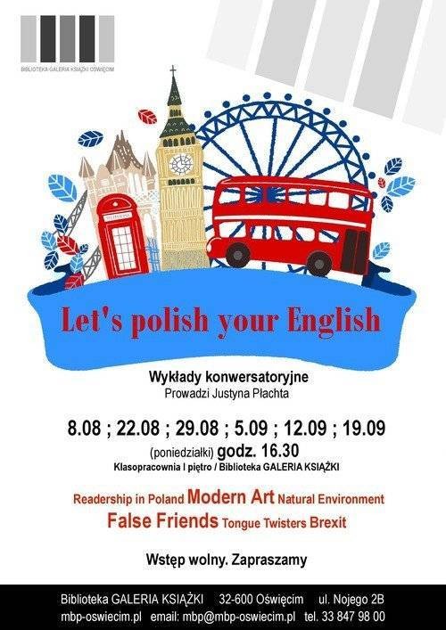 OŚWIĘCIM. W bibliotece po angielsku. Podszlifuj język Szekspira za darmo!