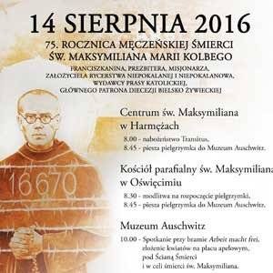 OŚWIĘCIM - HARMĘŻE. Mija 75. rocznica śmierci męczeńskiej św. Maksymiliana