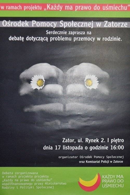 ZATOR. Jak przeciwdziałać przemocy domowej? Wyjaśnią policjanci i pracownicy OPS
