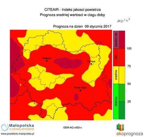 POWIAT. Smog wisi w powietrzu. Nie ma czym oddychać...
