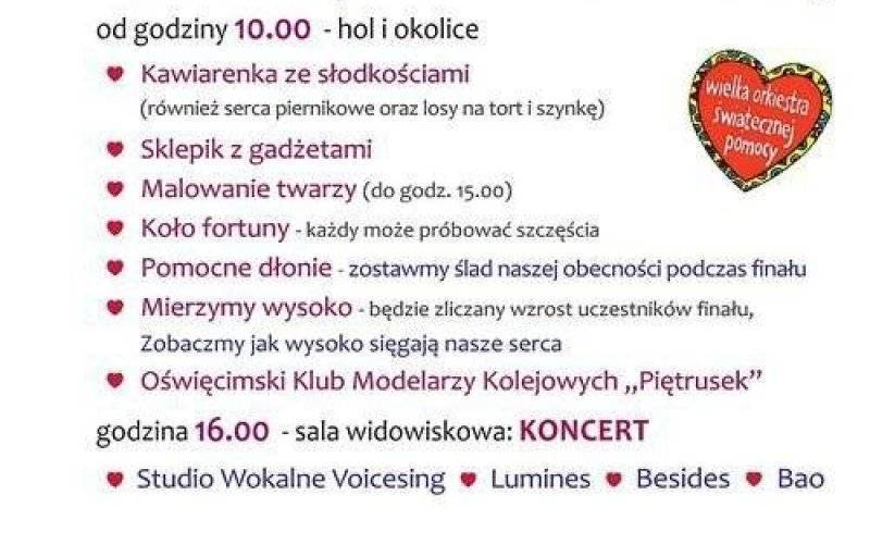 OŚWIĘCIM. Z Wielką Orkiestrą Świątecznej Pomocy na odsiecz najmłodszym i... najstarszym