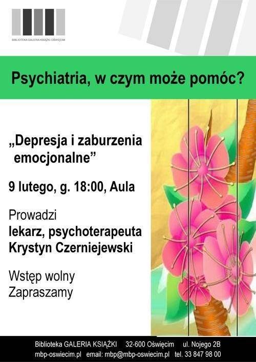 OŚWIĘCIM. Dowiedz się więcej o depresji i zaburzeniach emocjonalnych