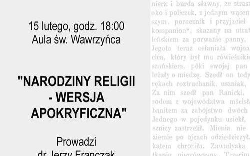 OŚWIĘCIM. O religii w książnicy z dr. Jerzym Franczakiem