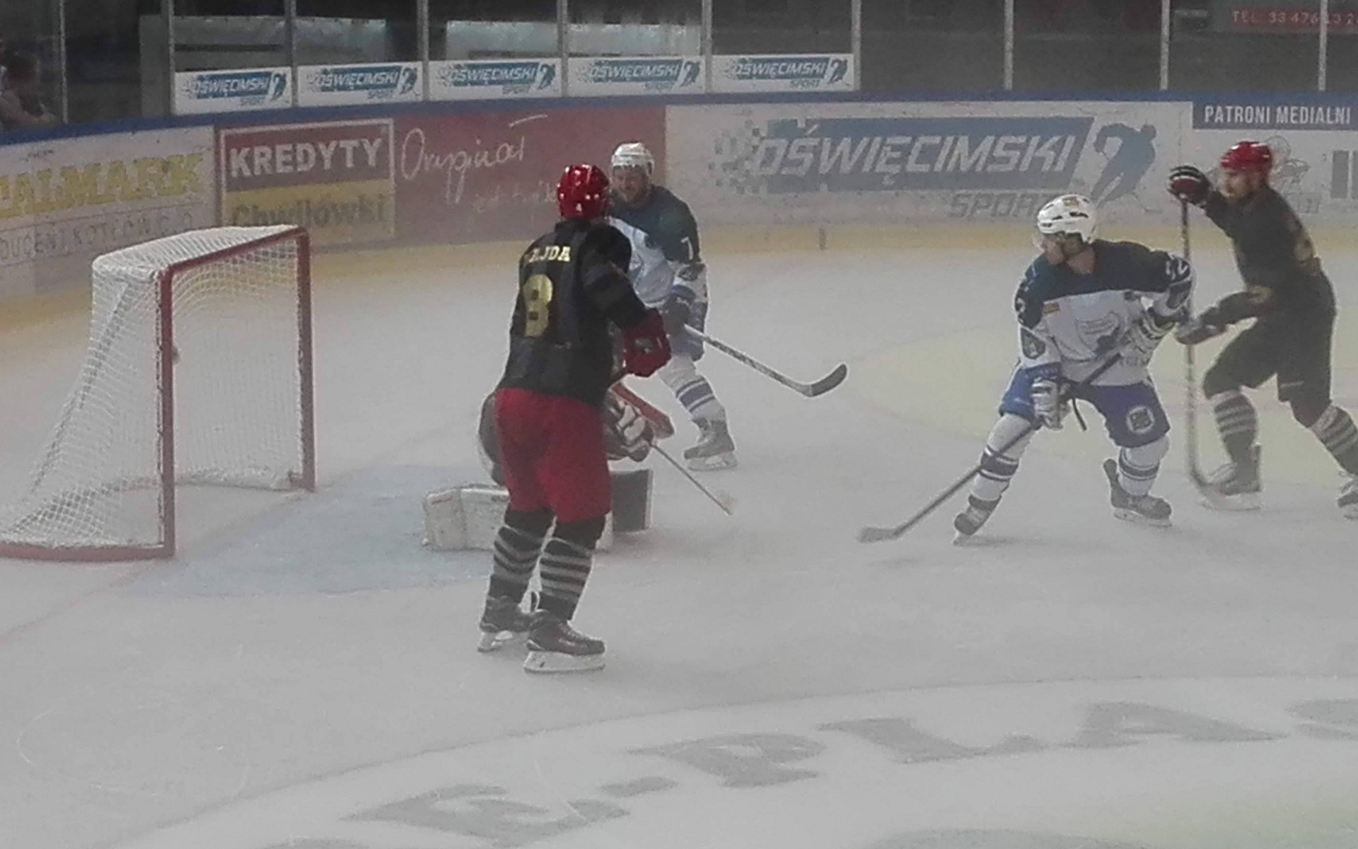 HOKEJ NA LODZIE. Unia w Katowicach z Witoldem Magierą w boksie