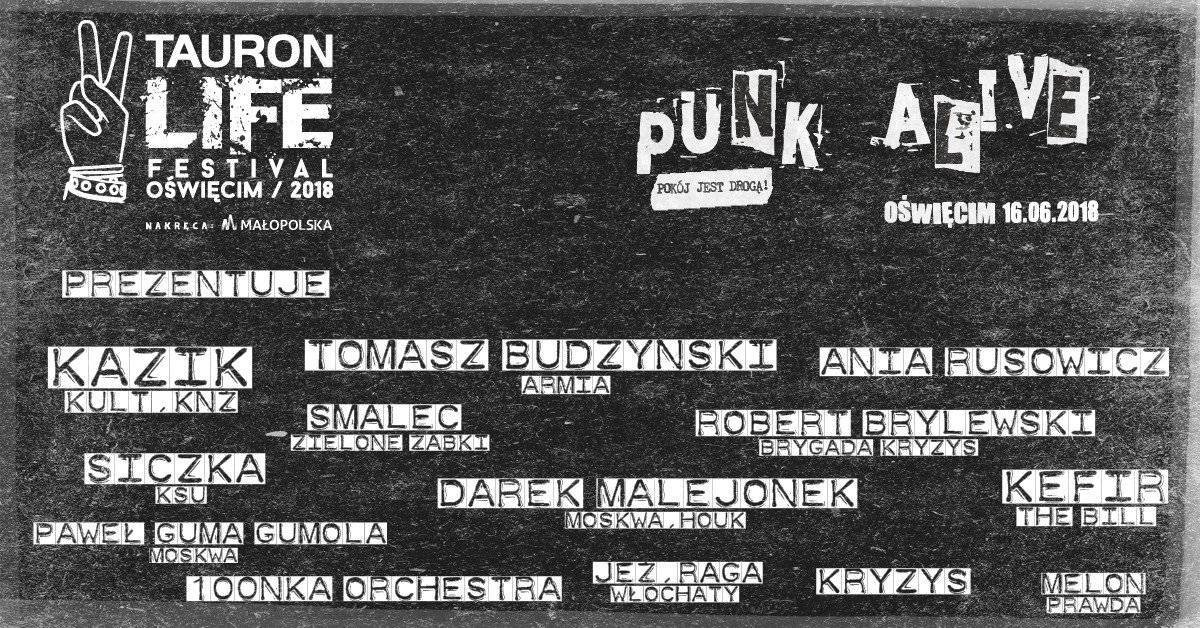 OŚWIĘCIM. Punk Alive na Tauron Life Festival. A punk rockowym miasteczku kasety i winyle
