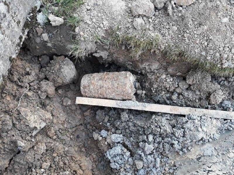 BULOWICE. Na Starej Drodze pojawił się patrol minerski