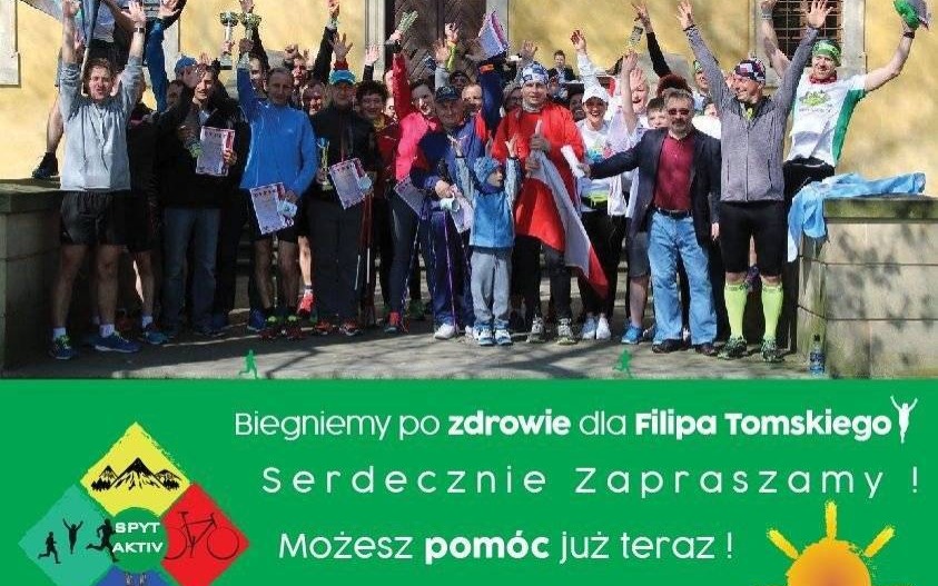 SPYTKOWICE. Bieg po zdrowie dla Filipa Tomskiego