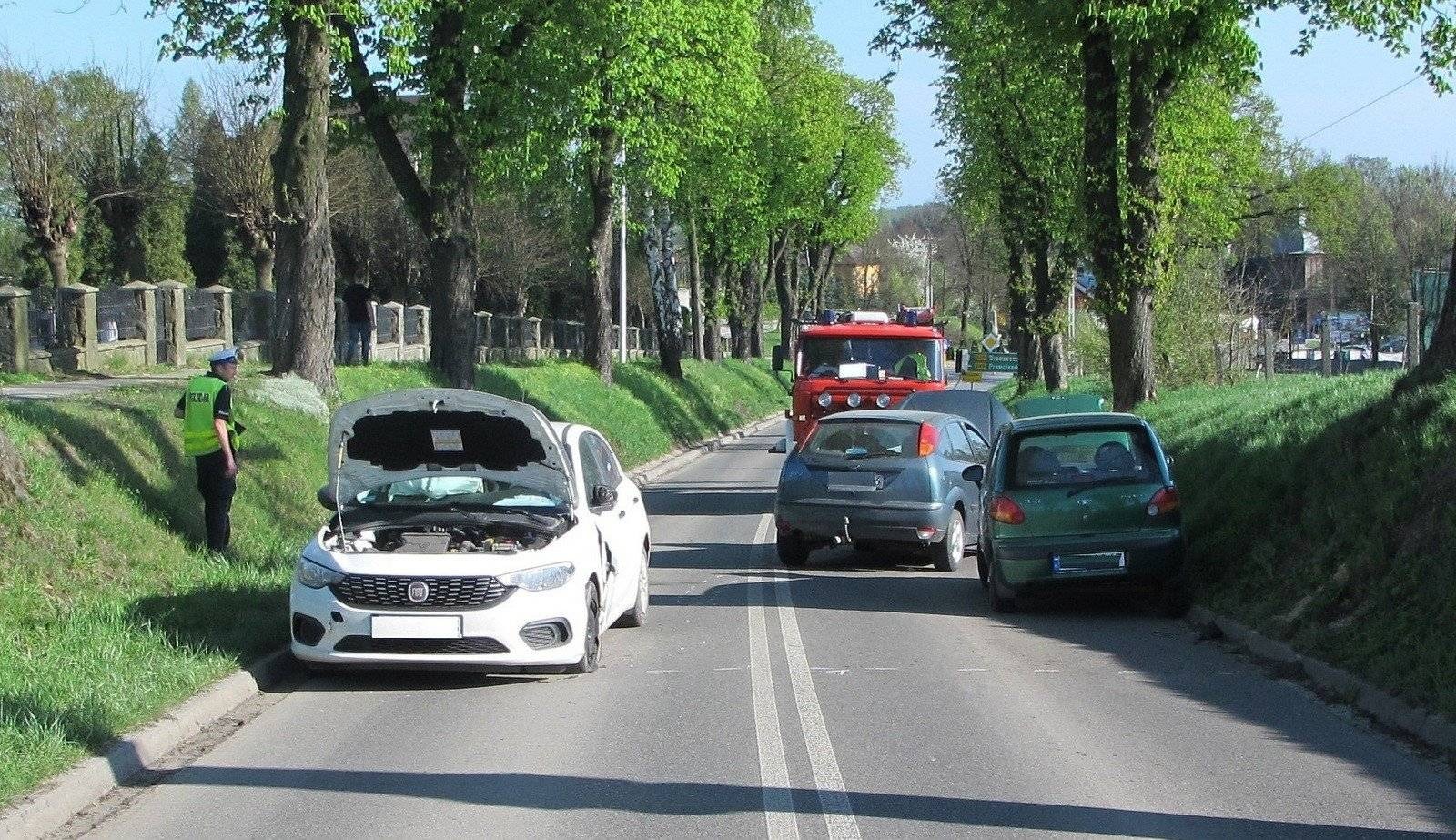 POLANKA WIELKA. Kolizja na Kasztanowej