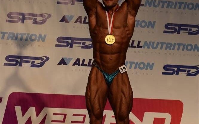 KULTURYSTYKA. Jest złoto! Mariusz Żaba z Osieka mistrzem Polski!