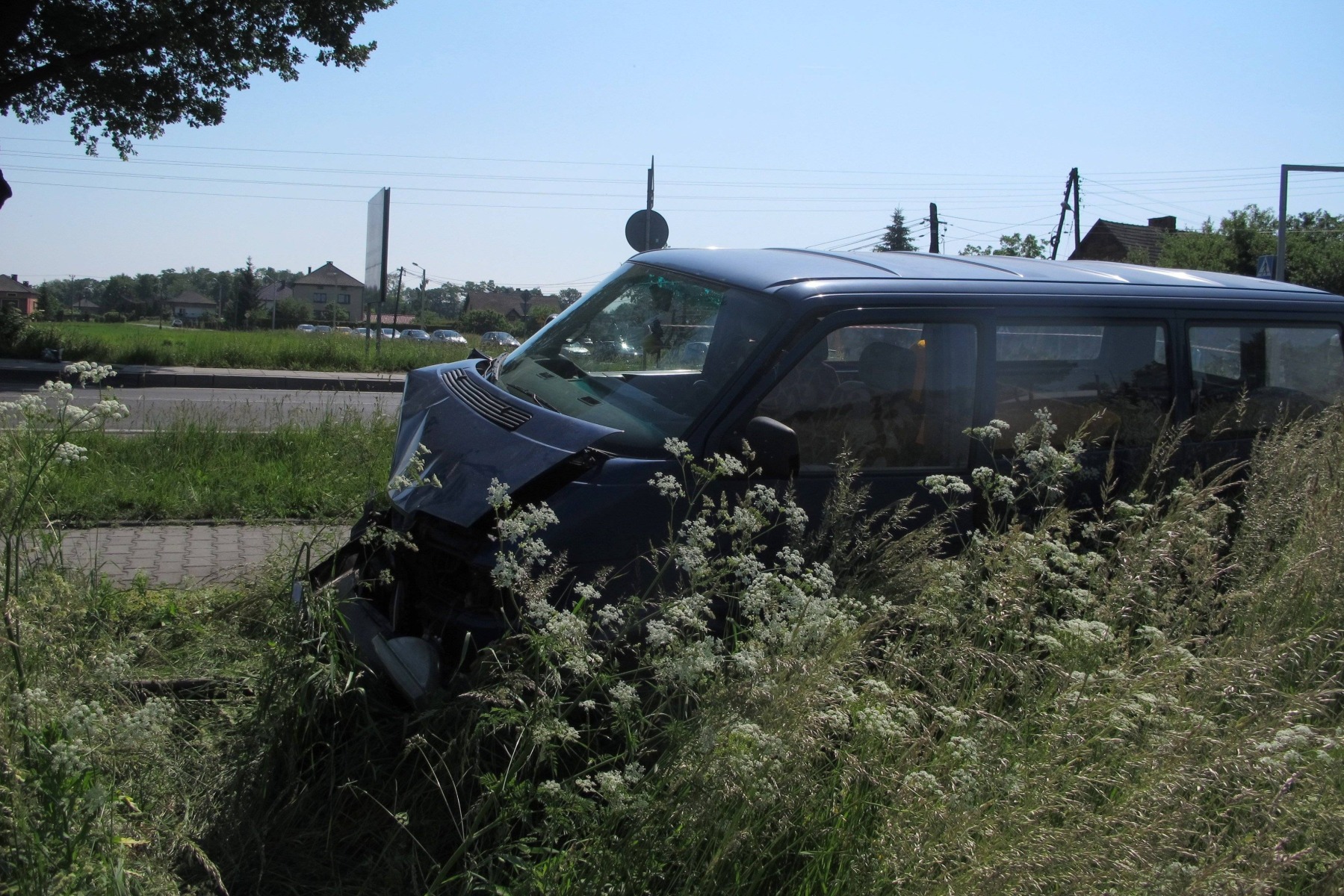 BIELANY. Wypadek z udziałem cudzoziemców