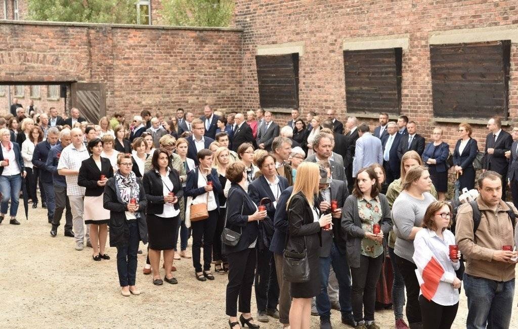 OŚWIĘCIM-HARMĘŻE. 78. rocznica pierwszego transportu Polaków do Auschwitz