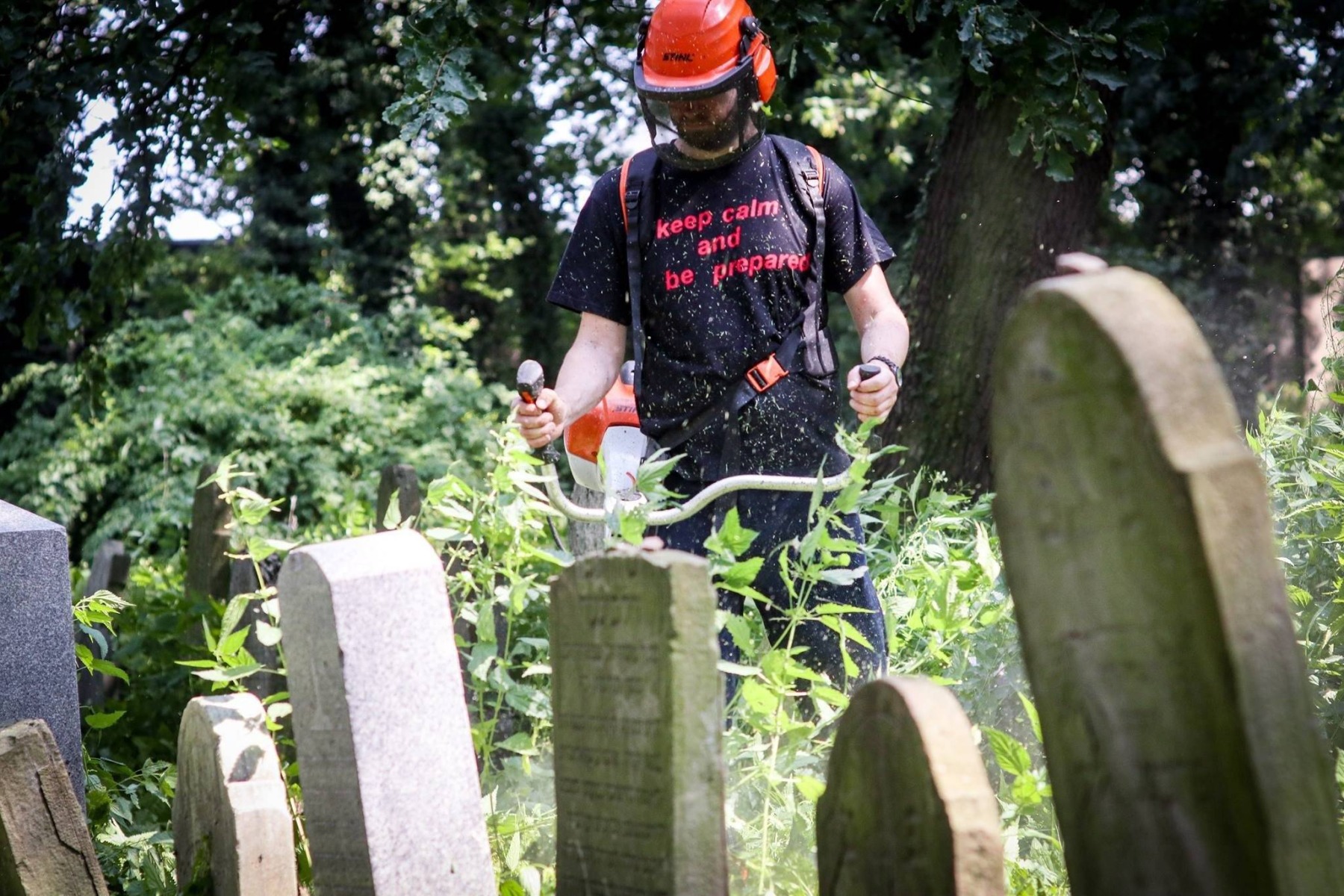 OŚWIĘCIM. Trwa porządkowanie kirkutu. Jeśli masz czas i chęci, możesz pomóc