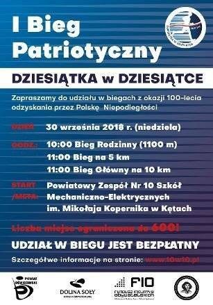 KĘTY. Biało-czerwony bieg „Dziesiątka w Dziesiątce”