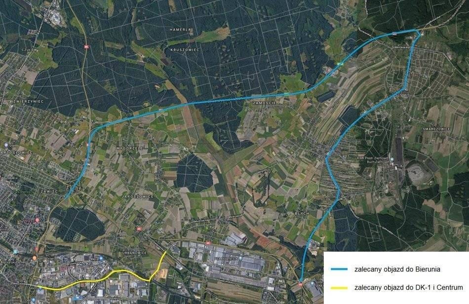 OŚWIĘCIM-TYCHY. Od 28 września zmiany na modernizowanym odcinku DK 44