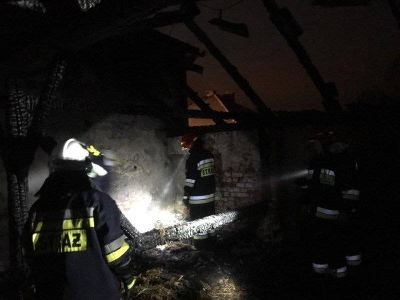 BULOWICE. Pożar na Kwiatowej. Zagrożony był budynek mieszkalny