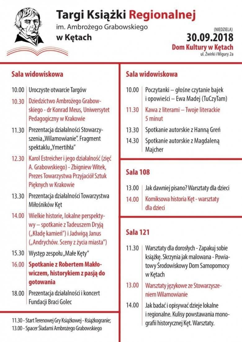 KĘTY. Targi Książki Regionalnej. Pojawi się m.in. Robert Makłowicz