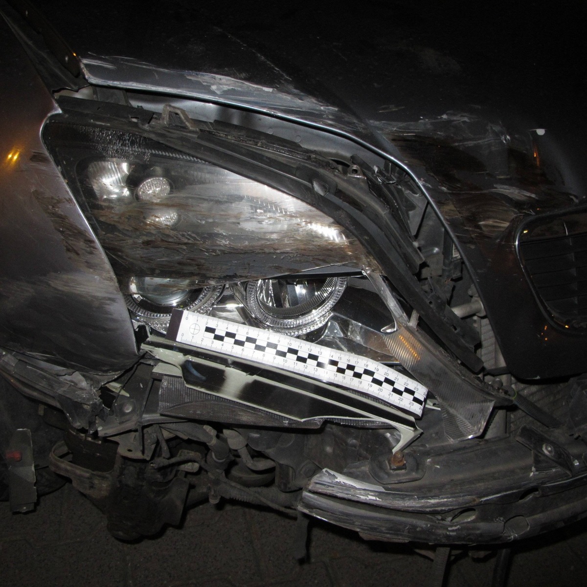 BABICE. Hamował zbyt późno na mokrej nawierzchni