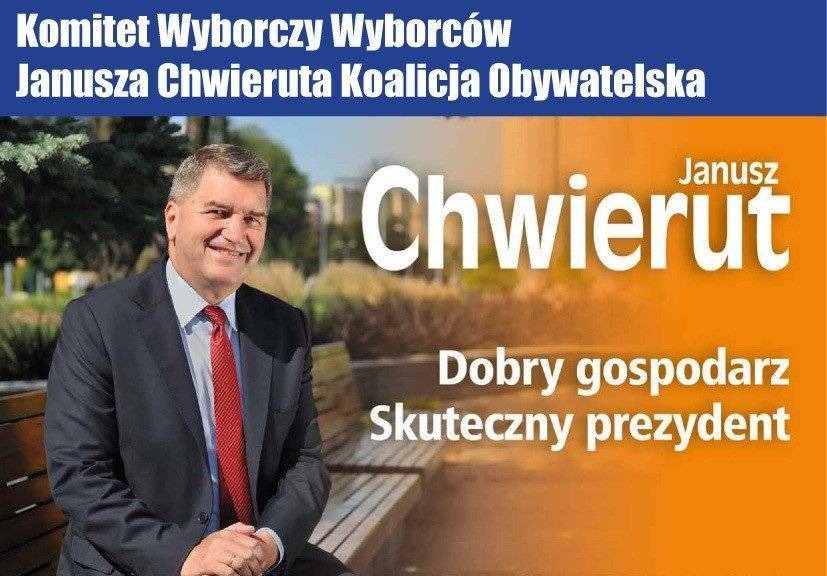 OŚWIĘCIM. KANDYDACI DO RADY MIASTA OŚWIĘCIM KWW Janusza Chwieruta Koalicja Obywatelska Lista nr 20