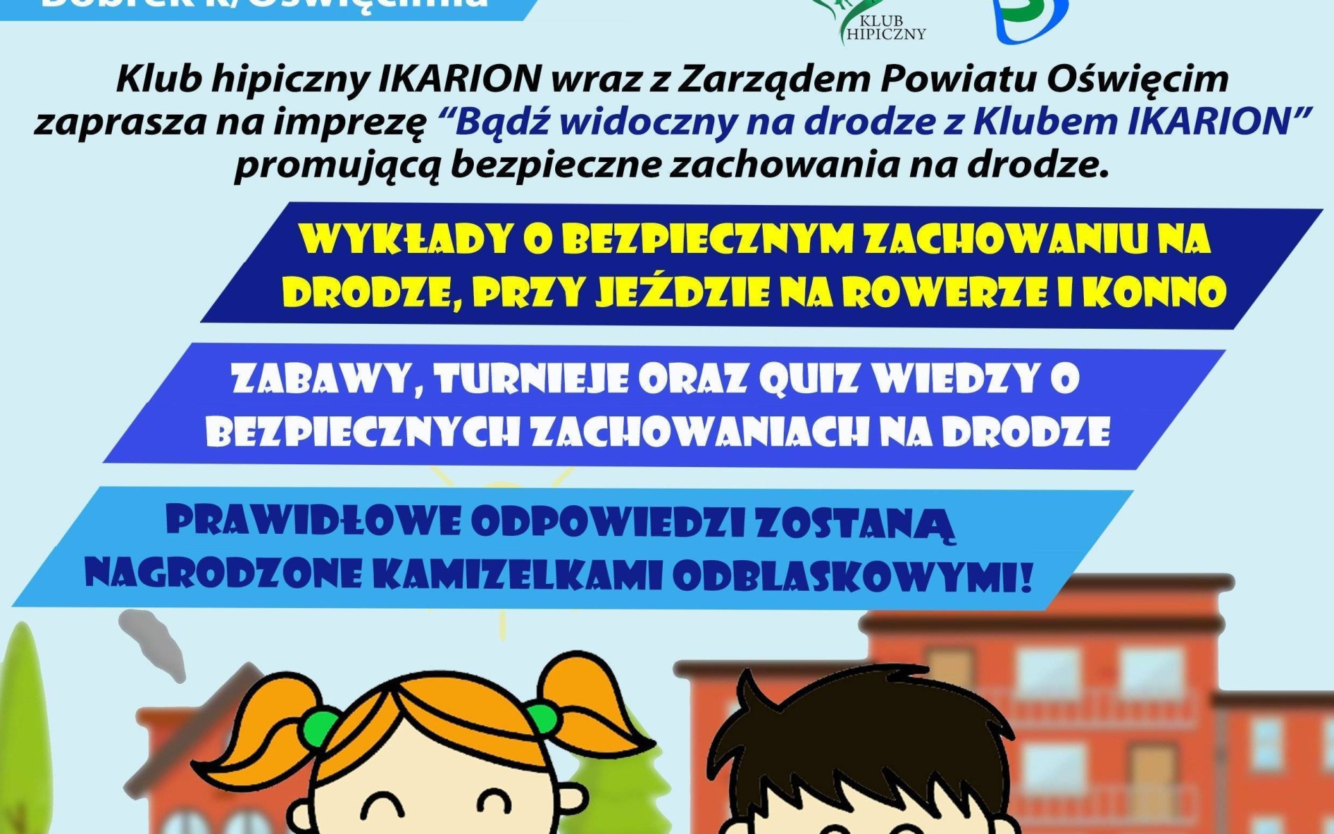 BOBREK. Bądź widoczny na drodze z klubem Ikarion
