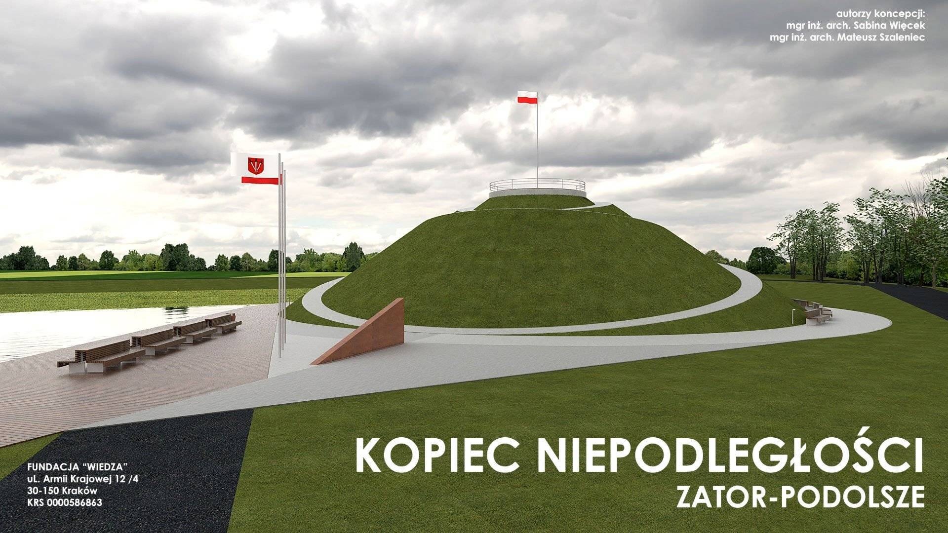 PODOLSZE. Nie zdążyli z usypaniem kopca na 100. rocznicę odzyskania niepodległości