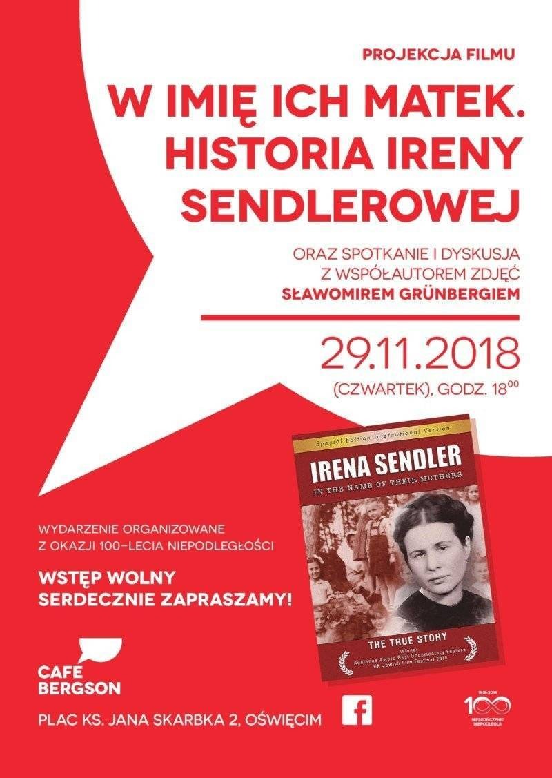OŚWIĘCIM. O Irenie Sendlerowej w Cafe Bergson