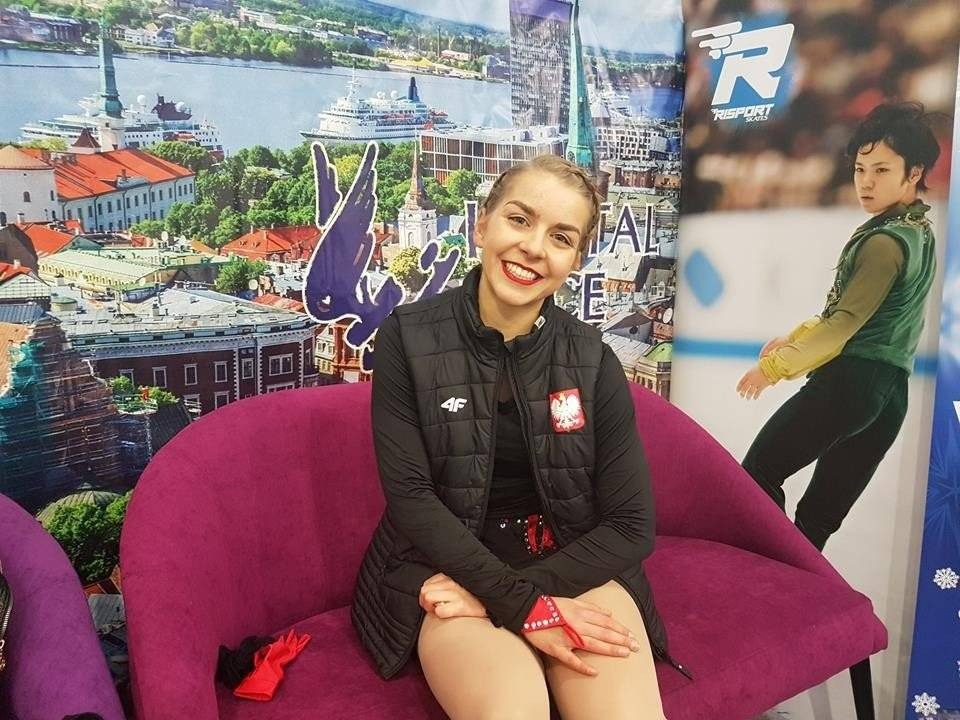 ŁYŻWIARSTWO FIGUROWE. Elżbieta Gabryszak wicemistrzynią Polski