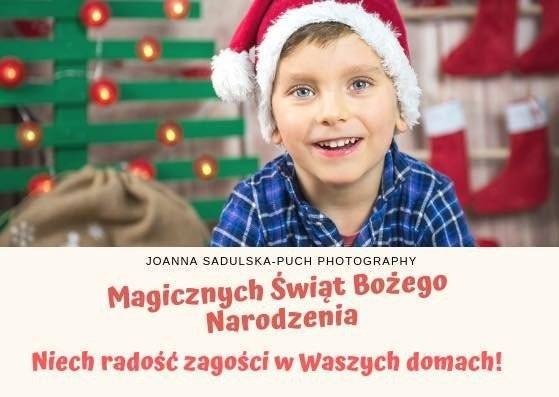 ŚWIĘTA. Życzenia świąteczno-noworoczne od Joanny Sadulskiej-Puch Photography