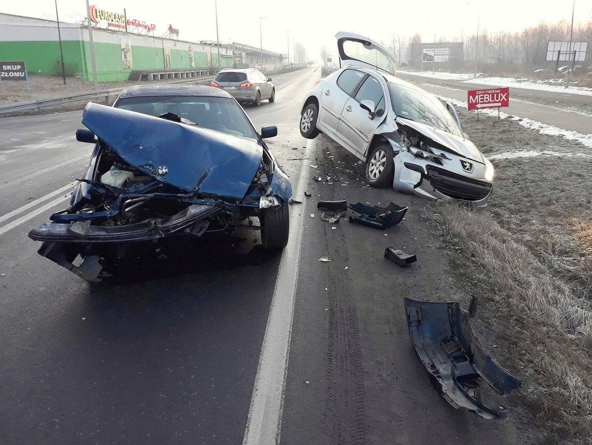 OŚWIĘCIM. Niebezpieczna kolizja na Fabrycznej
