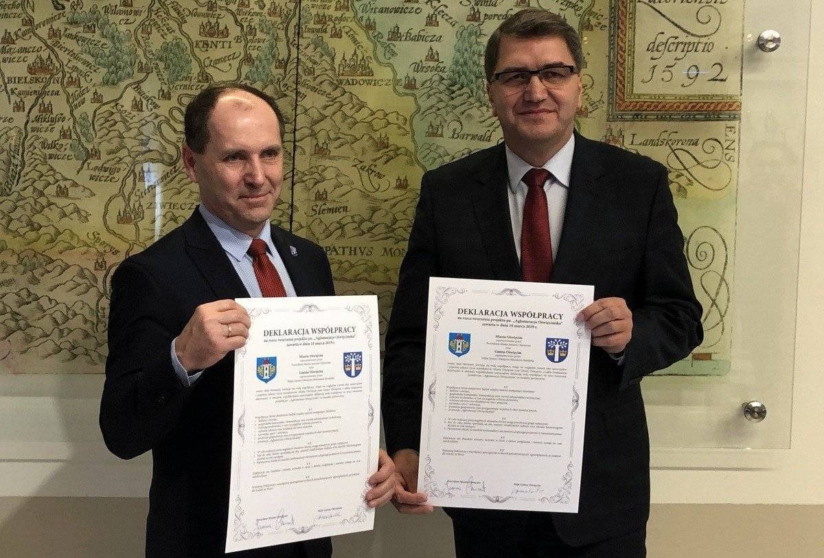 GMINA OŚWIĘCIM. Razem można więcej. Miasto i gmina Oświęcim zacieśniły współpracę