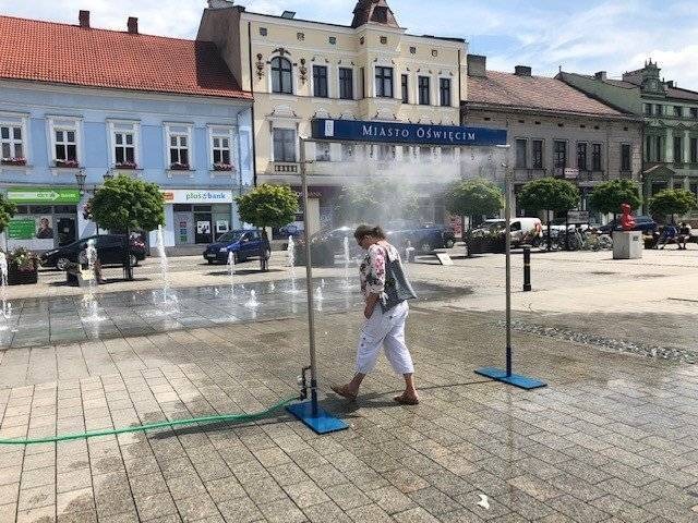 OŚWIĘCIM. Podczas upałów schłodzisz się kurtyną wodną