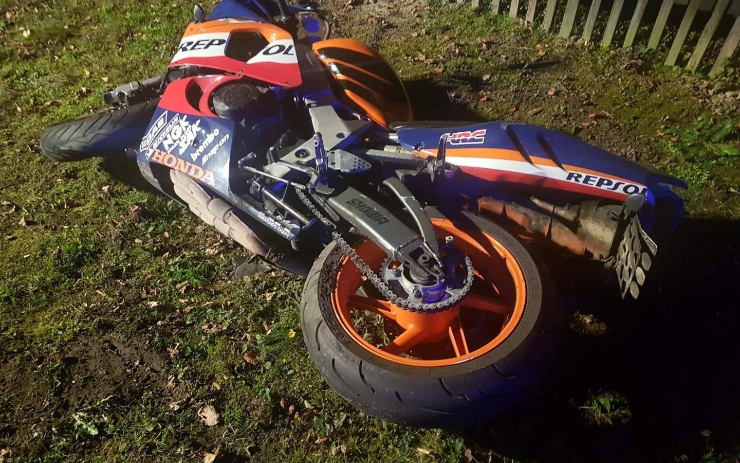 GROJEC. 32-letni motocyklista trafił do szpitala