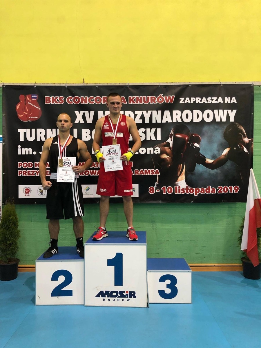BOKS. Wiktor Czopek drugi w prestiżowym turnieju w Knurowie