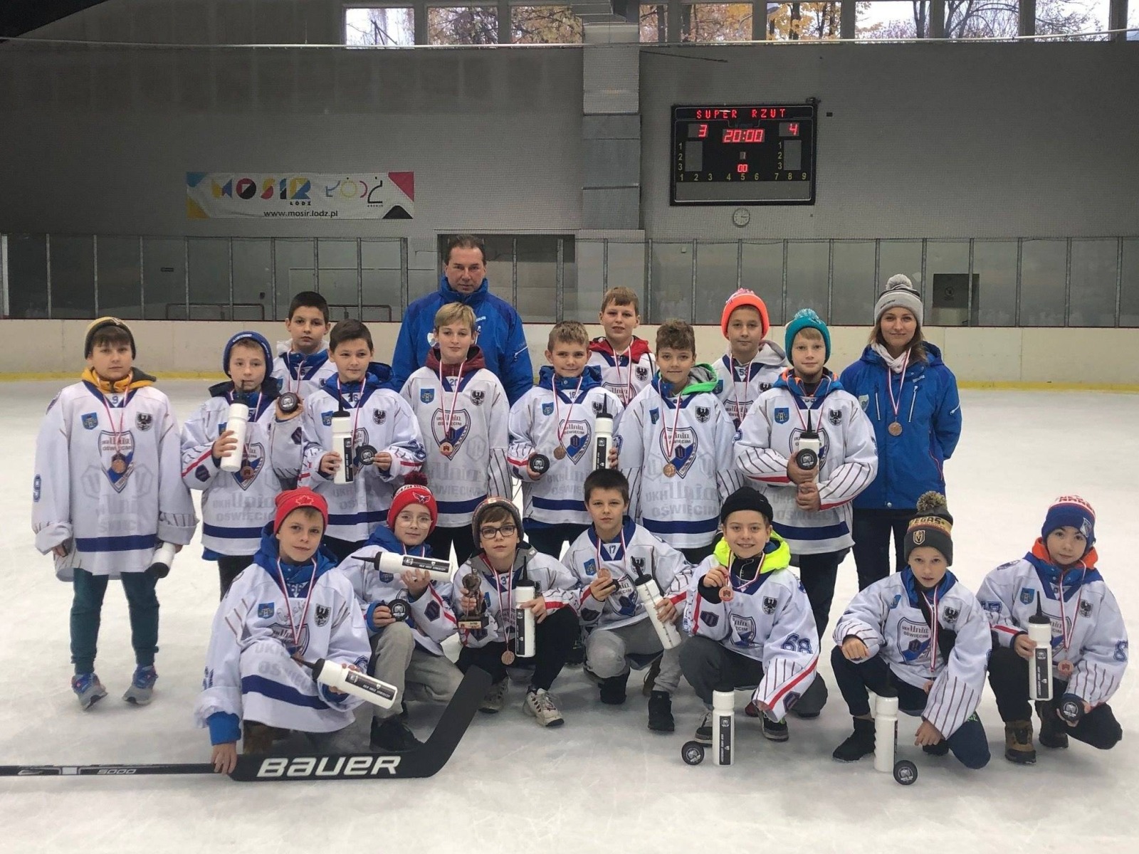 HOKEJ NA LODZIE. Biało-niebieski brąz w "Mieście Włókniarek"