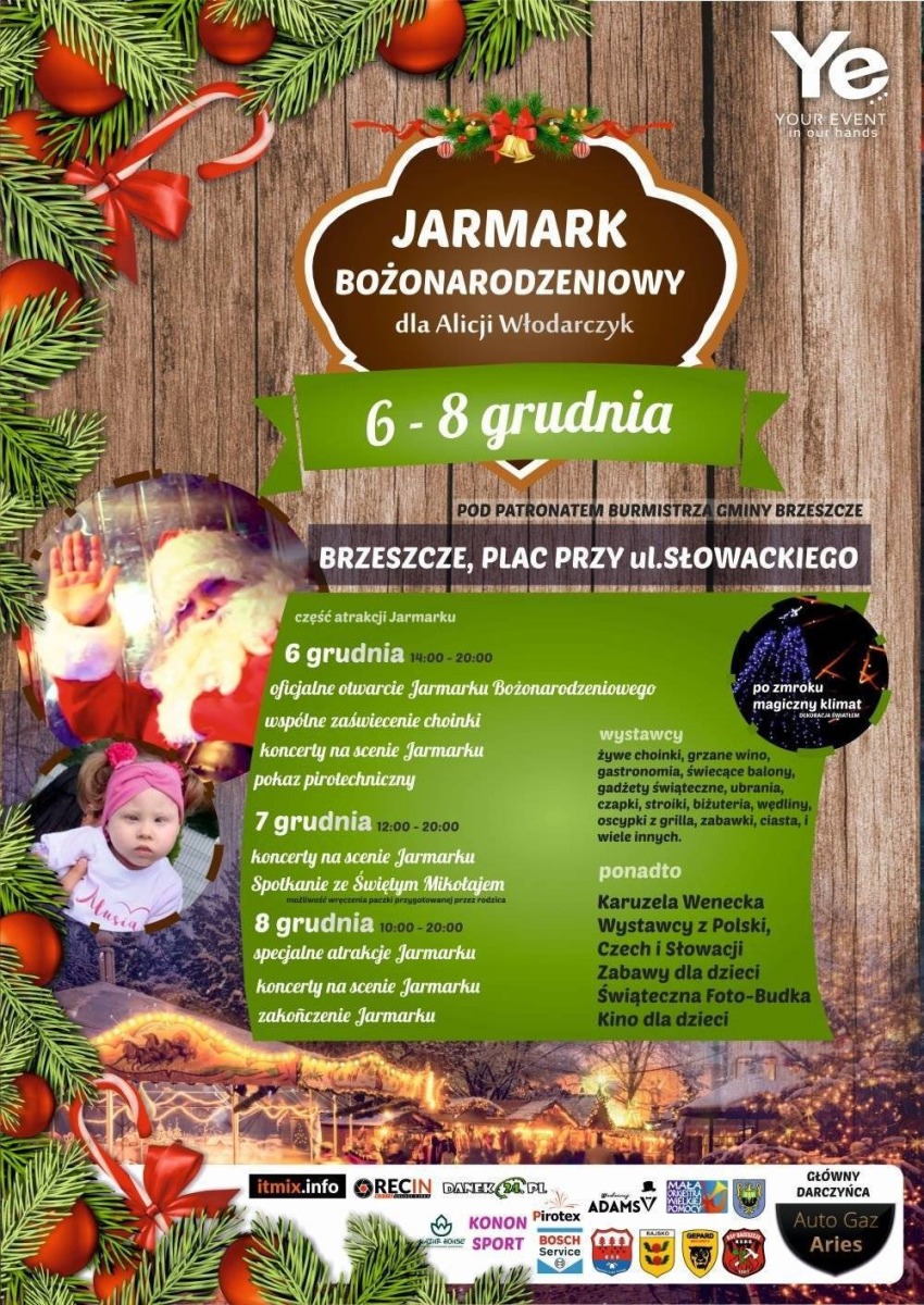 BRZESZCZE. Jutro startuje 3-dniowy Jarmark Bożonarodzeniowy dla Alicji Włodarczyk
