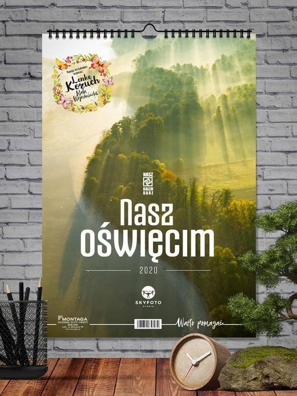 OŚWIĘCIM. Kupując kalendarz ze zdjęciami Oświęcimia pomagasz Lence Kożuch