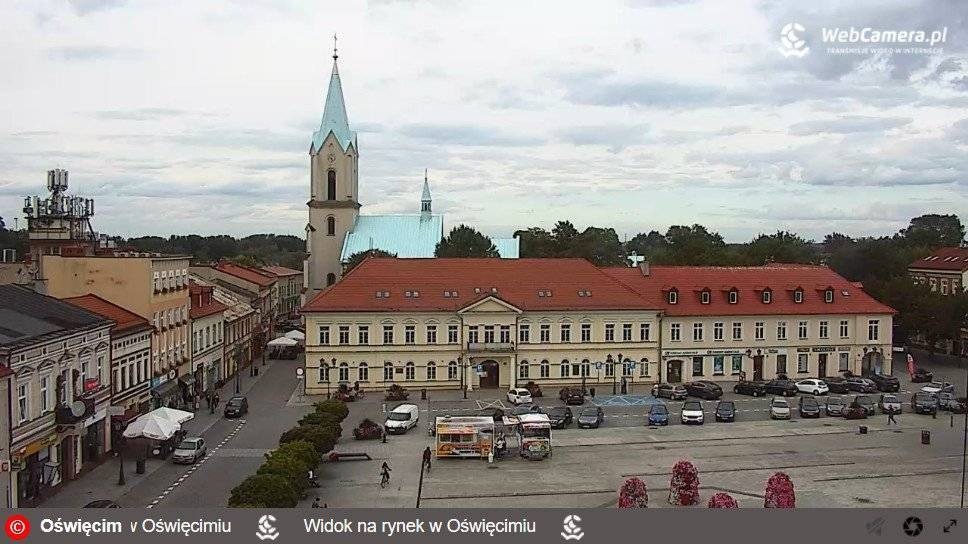 OŚWIĘCIM. Rynek na żywo w ogólnopolskim serwisie webcamera.pl