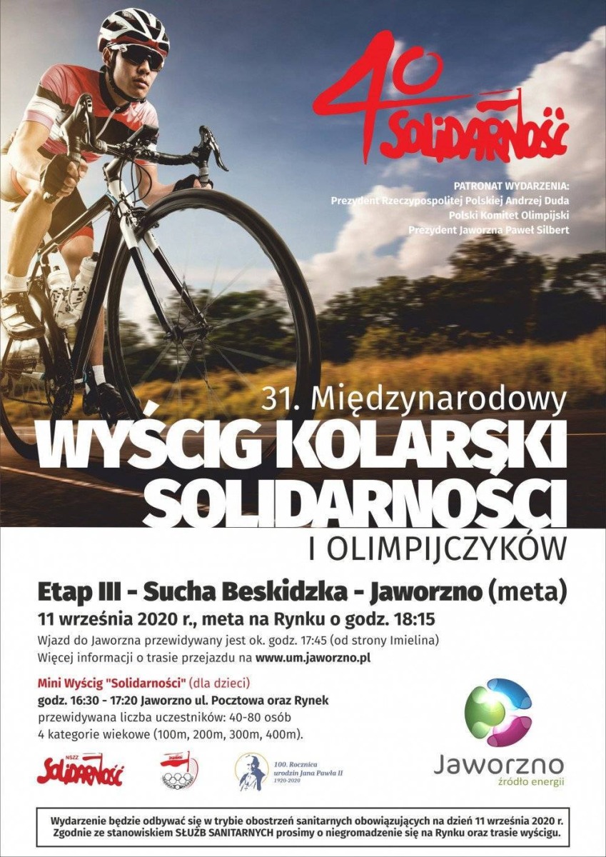 POWIAT. Dziś utrudnienia związane z przejazdem wyścigu kolarskiego