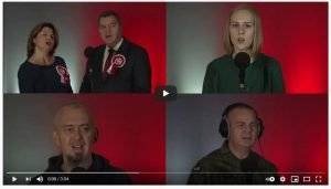 OŚWIĘCIM. „Przybyli ułani pod okienko” w wykonaniu m.in. prezydenta Oświęcimia Janusza Chwieruta z małżonką