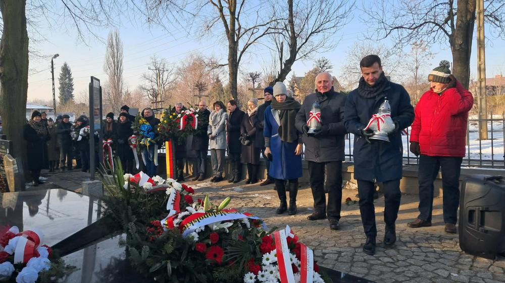 81. rocznica ewakuacji więźniów KL Auschwitz-Birkenau. Brzeszcze oddały hołd ofiarom Marszu Śmierci