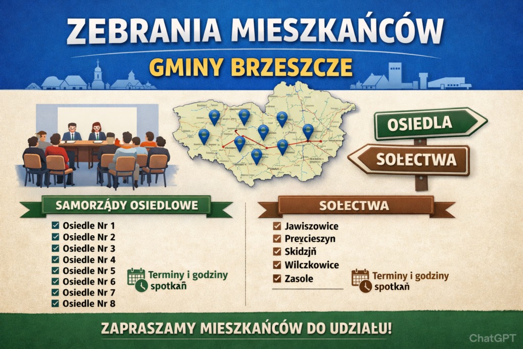 Rozpoczynają się zebrania mieszkańców w Gminie Brzeszcze