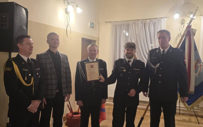 Nowe władze wybrane podczas Walnego Zebrania Sprawozdawczo-Wyborczego w OSP Brzeszcze