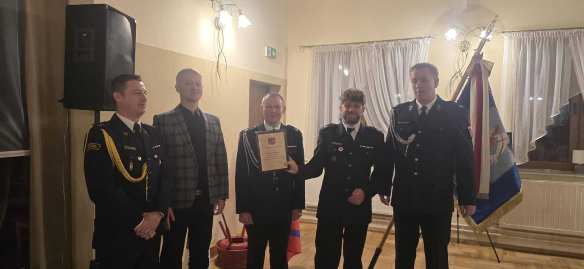 Nowe władze wybrane podczas Walnego Zebrania Sprawozdawczo-Wyborczego w OSP Brzeszcze