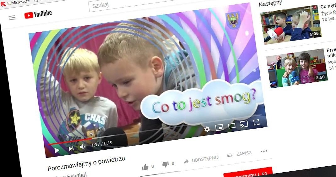 Wielkie sprawy słowami małych mieszkańców. Przedszkolaki opowiadają o smogu... - InfoBrzeszcze.pl